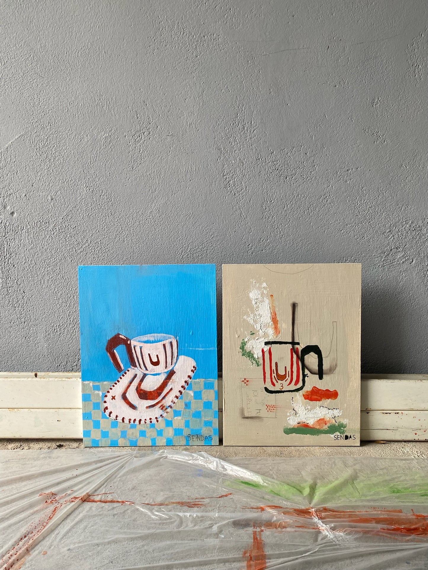 Retrato de mi primera y tercera taza